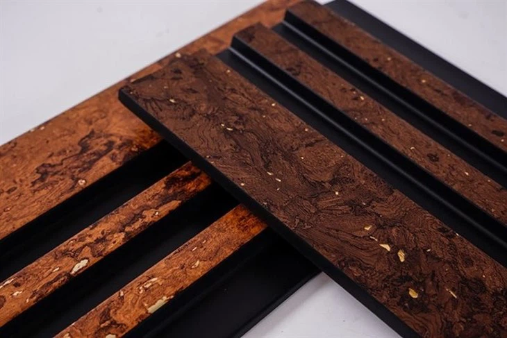 Eco-friendly PS Wall Panel Charcoal Louver