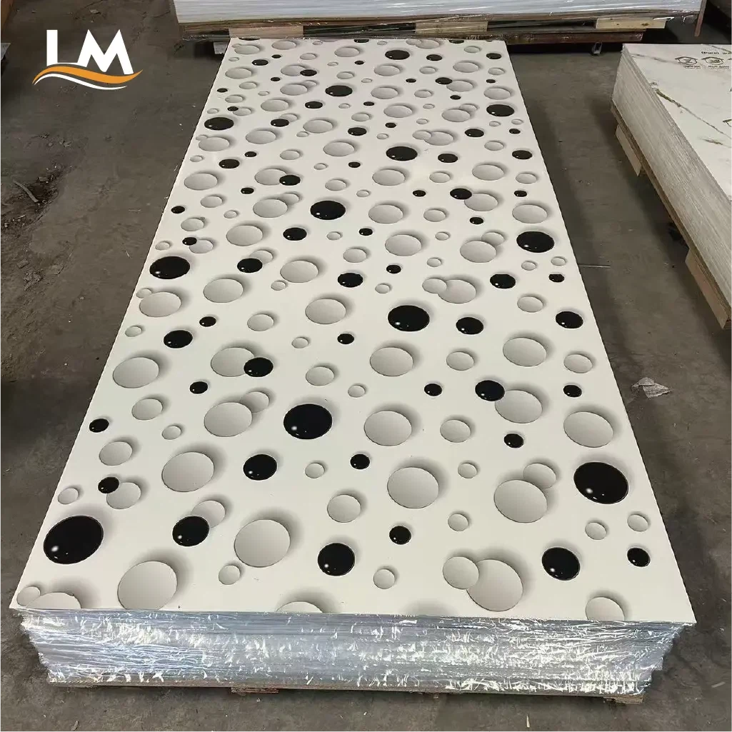 Slabiau Marmor Cysgodol UV wedi'u Calibro